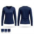 GA-911 16691317 Women's Long Sleeve V-neck Shirt - 1