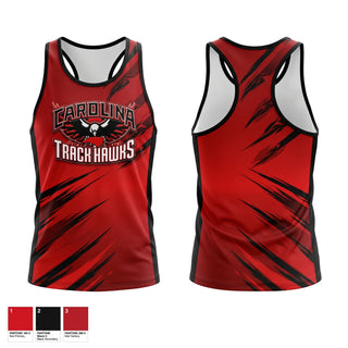 Mens Track Singlet, Carolina Track Hawks, Track & Field, Teamtime, Team time, sublimation, custom sports apparel, team uniforms, spirit wear, spiritwear, sports uniforms, custom shirts, team store, custom team store, fundraiser sports, apparel fundraiser