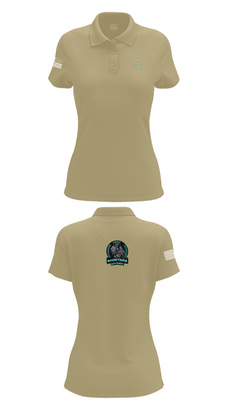 Womens Short Sleeve Performance Polo, Shooters odyssey, National Guard, Teamtime, Team time, sublimation, custom sports apparel, team uniforms, spirit wear, spiritwear, sports uniforms, custom shirts, team store, custom team store, fundraiser sports, apparel fundraiser