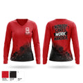 King & Iron Women's Long Sleeve V-neck Shirt - 1