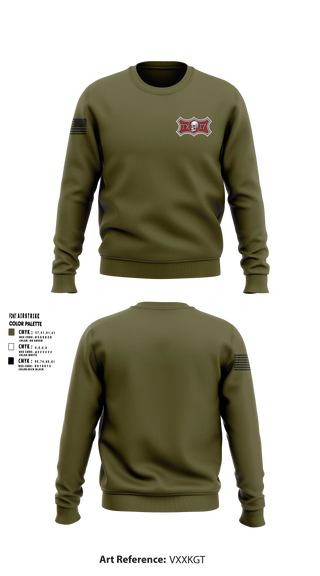 Crew Neck Sweatshirt, VFW Riders Unit 17, Marines, Teamtime, Team time, sublimation, custom sports apparel, team uniforms, spirit wear, spiritwear, sports uniforms, custom shirts, team store, custom team store, fundraiser sports, apparel fundraiser