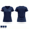 Newark NJ 13874141 Women's Short Sleeve V-neck Shirt - 1