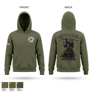 Hoodie, U-24, Army, Teamtime, Team time, sublimation, custom sports apparel, team uniforms, spirit wear, spiritwear, sports uniforms, custom shirts, team store, custom team store, fundraiser sports, apparel fundraiser