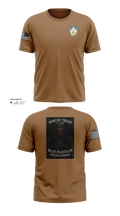 1-7 Cavlary Division Apache Troop Blue Platoon Recon Junkies Old School Cotton Feel Shirt - 23