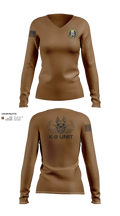 Franklin County Sheriffs Office 473730 Women's Long Sleeve V-neck Shirt - 110