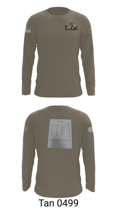 AFJROTC MS-081 DRONE TEAM 88778530 Long Sleeve Performance Shirt 66