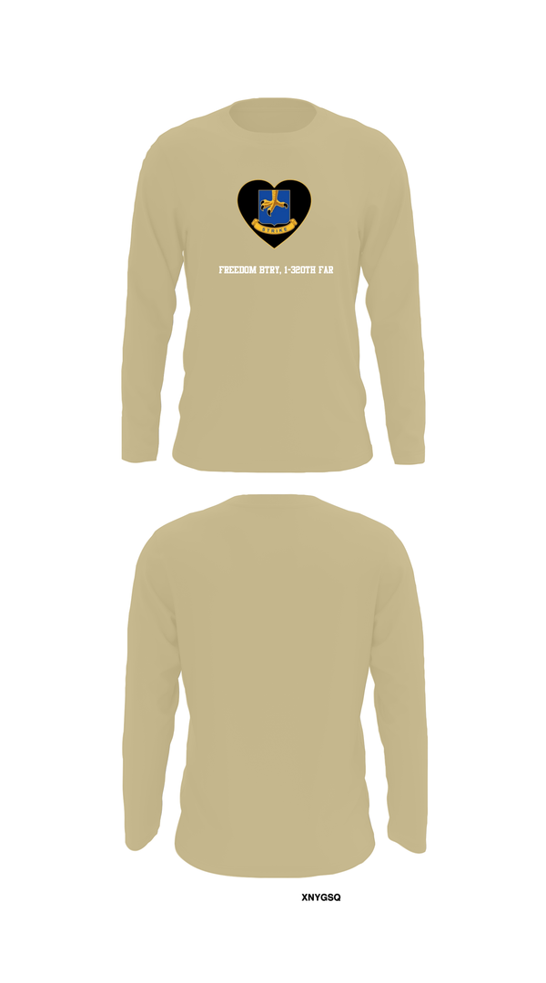 Long Sleeve Performance Shirt, Freedom BTRY, 1-320th FAR, , Teamtime, Team time, sublimation, custom sports apparel, team uniforms, spirit wear, spiritwear, sports uniforms, custom shirts, team store, custom team store, fundraiser sports, apparel fundraiser