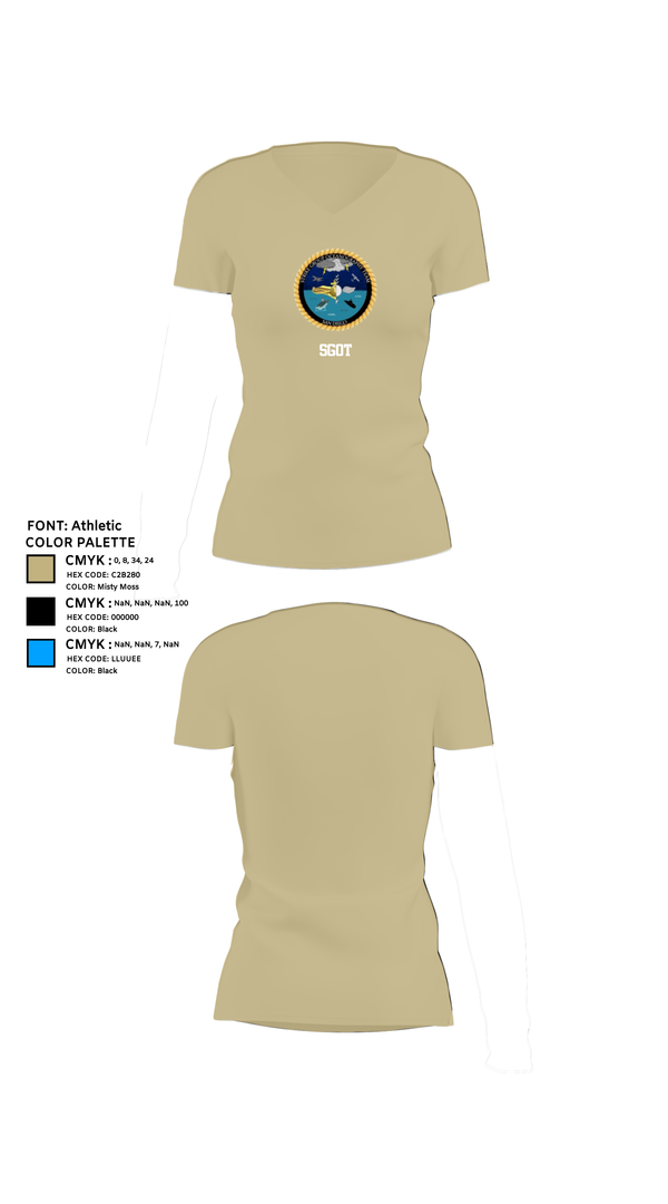 Womens Short Sleeve Vneck Shirt, SGOT, , Teamtime, Team time, sublimation, custom sports apparel, team uniforms, spirit wear, spiritwear, sports uniforms, custom shirts, team store, custom team store, fundraiser sports, apparel fundraiser