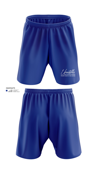 First Baptist Church Umatilla Athletic Shorts With Pockets - 21
