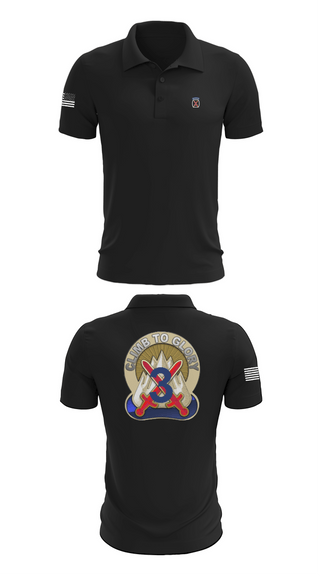Short Sleeve Performance Polo, 3rd Brigade, 10th Mountain Division, Army, Teamtime, Team time, sublimation, custom sports apparel, team uniforms, spirit wear, spiritwear, sports uniforms, custom shirts, team store, custom team store, fundraiser sports, apparel fundraiser