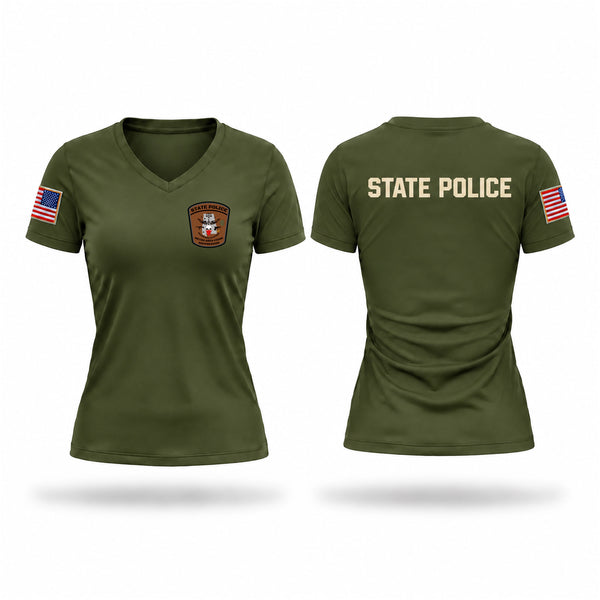 MACS Women's Short Sleeve V-neck Shirt - 1