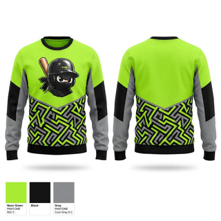 Crew Neck Sweatshirt, Atlanta Ged Sox, Baseball, Teamtime, Team time, sublimation, custom sports apparel, team uniforms, spirit wear, spiritwear, sports uniforms, custom shirts, team store, custom team store, fundraiser sports, apparel fundraiser
