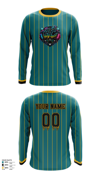 Long Sleeve Performance Shirt, Great Lakes Bay Game Changers 10u Bateson, Baseball, Teamtime, Team time, sublimation, custom sports apparel, team uniforms, spirit wear, spiritwear, sports uniforms, custom shirts, team store, custom team store, fundraiser sports, apparel fundraiser