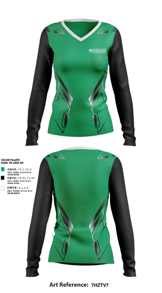 Womens Long Sleeve Vneck Shirt, Rally Point Volleyball, Women's Volleyball, Teamtime, Team time, sublimation, custom sports apparel, team uniforms, spirit wear, spiritwear, sports uniforms, custom shirts, team store, custom team store, fundraiser sports, apparel fundraiser