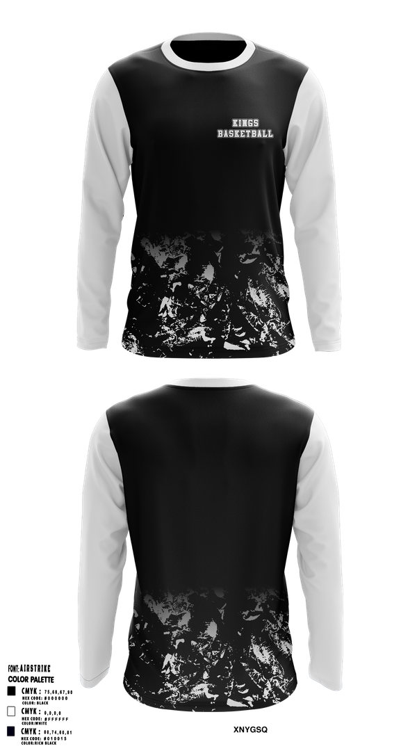 Long Sleeve Performance Shirt, KINGS, Men's Basketball, Teamtime, Team time, sublimation, custom sports apparel, team uniforms, spirit wear, spiritwear, sports uniforms, custom shirts, team store, custom team store, fundraiser sports, apparel fundraiser