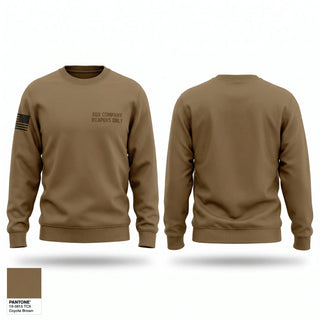 Crew Neck Sweatshirt, Fox company reapers, National Guard, Teamtime, Team time, sublimation, custom sports apparel, team uniforms, spirit wear, spiritwear, sports uniforms, custom shirts, team store, custom team store, fundraiser sports, apparel fundraiser