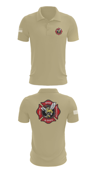 B-Shift 61265399 Short Sleeve Performance Polo - 87