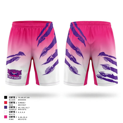 Carolina Track Hawks Athletic Shorts With Pockets - 15