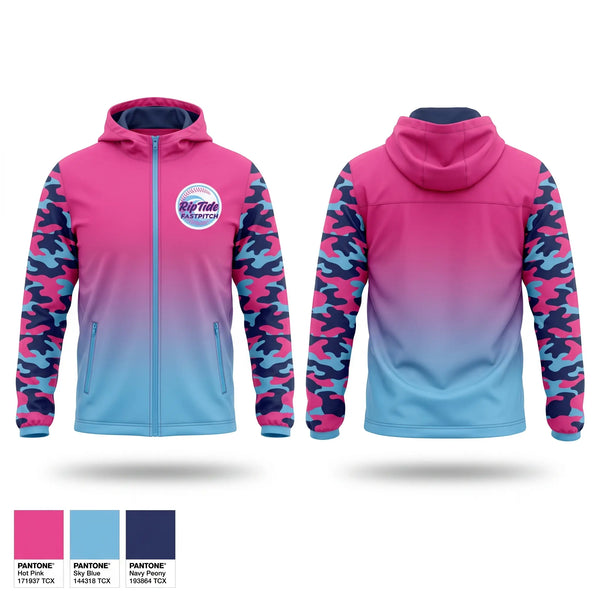 Windbreaker, Pompano Beach Riptide, Softball, Teamtime, Team time, sublimation, custom sports apparel, team uniforms, spirit wear, spiritwear, sports uniforms, custom shirts, team store, custom team store, fundraiser sports, apparel fundraiser
