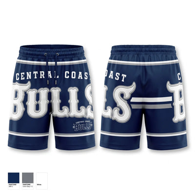 Central coast Bulls Athletic Shorts With Pockets - 1