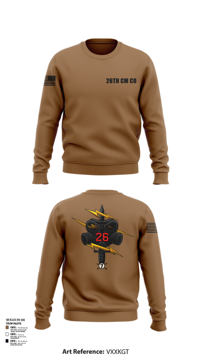 26th CM Co 80721197 Crew Neck Sweatshirt - 102