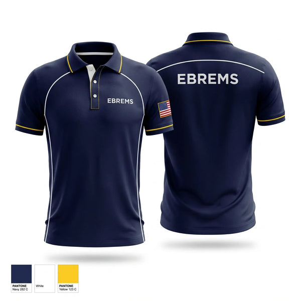 Short Sleeve Performance Polo, EBREMS, EMS/EMT, Teamtime, Team time, sublimation, custom sports apparel, team uniforms, spirit wear, spiritwear, sports uniforms, custom shirts, team store, custom team store, fundraiser sports, apparel fundraiser