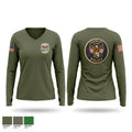 Danbury Police Women's Long Sleeve V-neck Shirt - 1