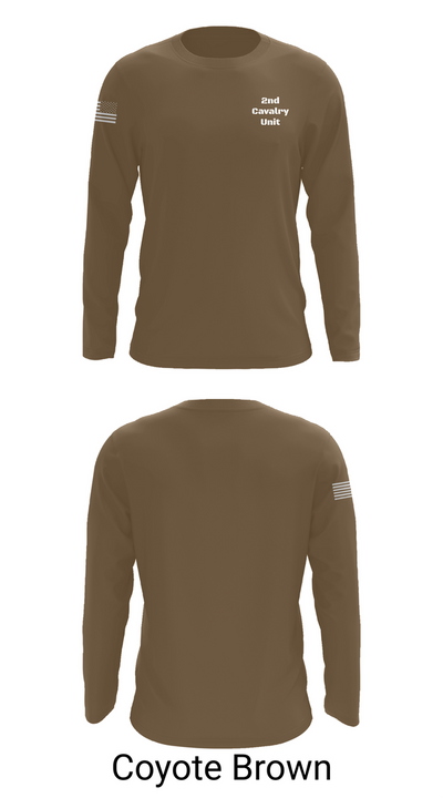 2nd Cavalry Unit 36586571 Long Sleeve Performance Shirt 6