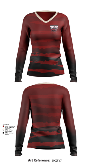 Womens Long Sleeve Vneck Shirt, Bethel Girls Soccer, Women's Soccer, Teamtime, Team time, sublimation, custom sports apparel, team uniforms, spirit wear, spiritwear, sports uniforms, custom shirts, team store, custom team store, fundraiser sports, apparel fundraiser