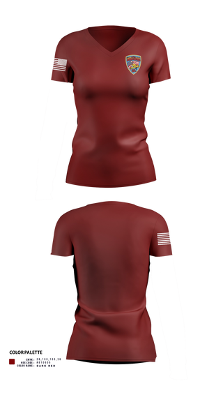 Womens Short Sleeve Vneck Shirt, St. Boni, Fire Department, Teamtime, Team time, sublimation, custom sports apparel, team uniforms, spirit wear, spiritwear, sports uniforms, custom shirts, team store, custom team store, fundraiser sports, apparel fundraiser