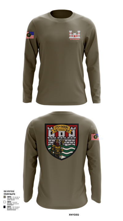 175th MRBC 2368764 Long Sleeve Performance Shirt 2