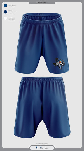 Athletic Shorts With Pockets, Texas Storm, Men's Basketball, Teamtime, Team time, sublimation, custom sports apparel, team uniforms, spirit wear, spiritwear, sports uniforms, custom shirts, team store, custom team store, fundraiser sports, apparel fundraiser