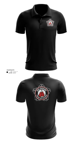Short Sleeve Performance Polo, ROC Boxing, Wrestling, Teamtime, Team time, sublimation, custom sports apparel, team uniforms, spirit wear, spiritwear, sports uniforms, custom shirts, team store, custom team store, fundraiser sports, apparel fundraiser