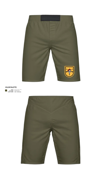 Fight Shorts, D.B. Coopers, Army, Teamtime, Team time, sublimation, custom sports apparel, team uniforms, spirit wear, spiritwear, sports uniforms, custom shirts, team store, custom team store, fundraiser sports, apparel fundraiser