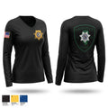 Nashville Police Department Women's Long Sleeve V-neck Shirt - 1