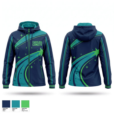 Carolina Comets 9253748 Windbreaker - 1