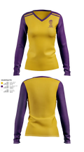 Fort Pierce Central Volleyball 35655657 Women's Long Sleeve V-neck Shirt - 21