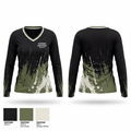 VISION DRIVEN SPORTS 18725223 Women's Long Sleeve V-neck Shirt - 1