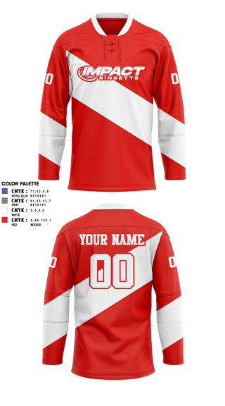 Hockey Jersey, Impact Ringette 2026, Ice Hockey, Teamtime, Team time, sublimation, custom sports apparel, team uniforms, spirit wear, spiritwear, sports uniforms, custom shirts, team store, custom team store, fundraiser sports, apparel fundraiser
