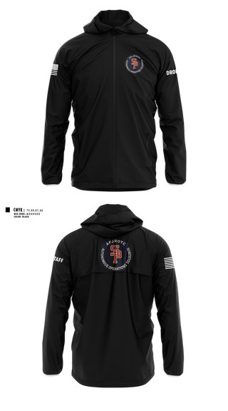 Windbreaker, AFJROTC MS-081 DRONE TEAM, , Teamtime, Team time, sublimation, custom sports apparel, team uniforms, spirit wear, spiritwear, sports uniforms, custom shirts, team store, custom team store, fundraiser sports, apparel fundraiser