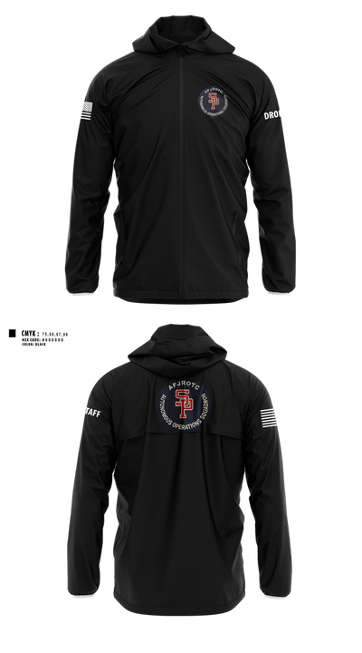 AFJROTC MS-081 DRONE TEAM 88778530 Windbreaker - 225