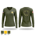 Sevier County Sheriff SRT 6605826 Women's Long Sleeve V-neck Shirt - 1
