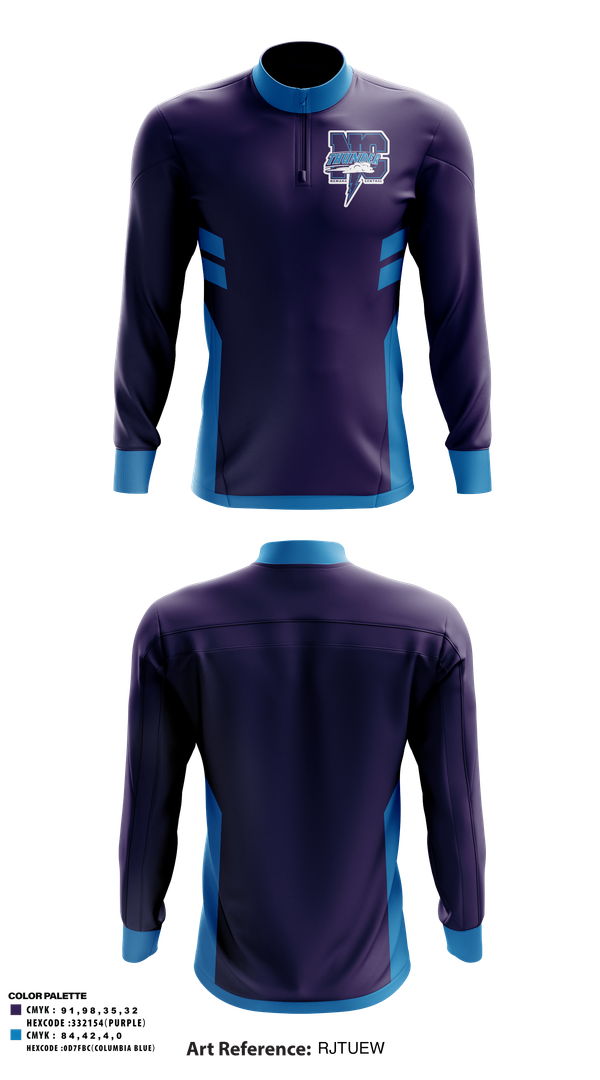 Quarter Zip Jacket, Nemaha Central Wrestling, Wrestling, Teamtime, Team time, sublimation, custom sports apparel, team uniforms, spirit wear, spiritwear, sports uniforms, custom shirts, team store, custom team store, fundraiser sports, apparel fundraiser