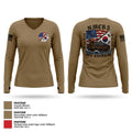 DET CHINHAE Women's Long Sleeve V-neck Shirt - 1