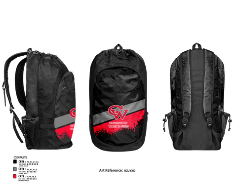 Gear Bag, Washington Track & Field, Track & Field, Teamtime, Team time, sublimation, custom sports apparel, team uniforms, spirit wear, spiritwear, sports uniforms, custom shirts, team store, custom team store, fundraiser sports, apparel fundraiser