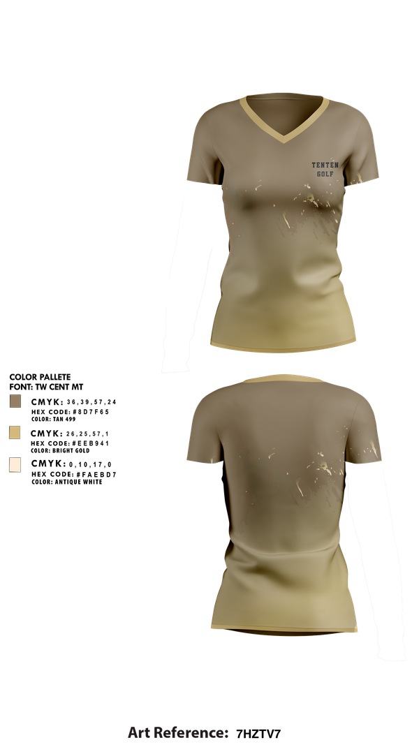 Womens Short Sleeve Vneck Shirt, TentenTenten, Golf, Teamtime, Team time, sublimation, custom sports apparel, team uniforms, spirit wear, spiritwear, sports uniforms, custom shirts, team store, custom team store, fundraiser sports, apparel fundraiser
