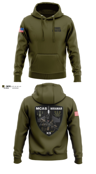 Hoodie, MCAS Miramar Military Working Dog Section, Marines, Teamtime, Team time, sublimation, custom sports apparel, team uniforms, spirit wear, spiritwear, sports uniforms, custom shirts, team store, custom team store, fundraiser sports, apparel fundraiser