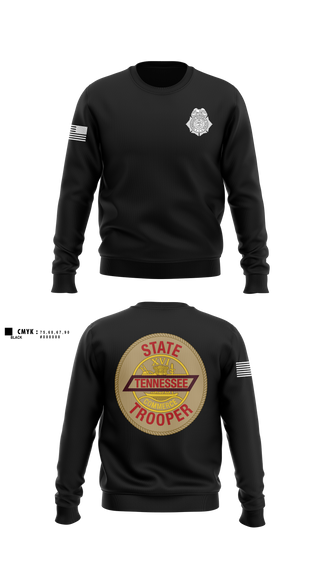 Crew Neck Sweatshirt, THP motor carrier unit, Police, Teamtime, Team time, sublimation, custom sports apparel, team uniforms, spirit wear, spiritwear, sports uniforms, custom shirts, team store, custom team store, fundraiser sports, apparel fundraiser