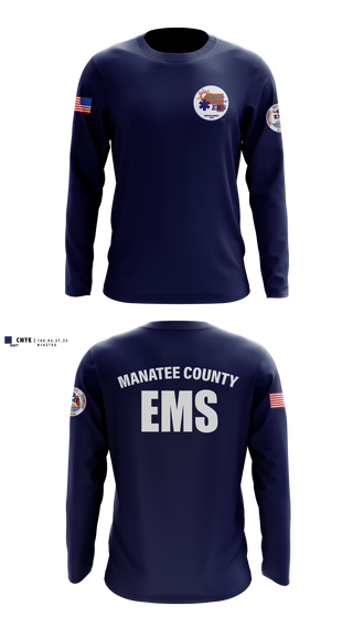 Long Sleeve Performance Shirt, Manatee County EMS, EMS/EMT, Teamtime, Team time, sublimation, custom sports apparel, team uniforms, spirit wear, spiritwear, sports uniforms, custom shirts, team store, custom team store, fundraiser sports, apparel fundraiser