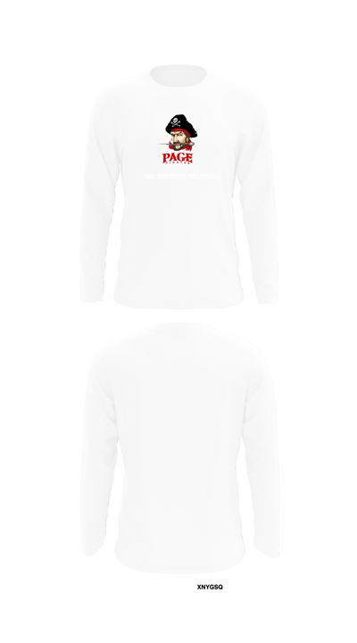 Page High School Volleyball 46442343 Long Sleeve Performance Shirt 8